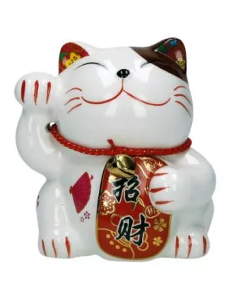 Køb Vinkende lykke kat Maneki neko 17,5 cm. → kun 69 kr. ←