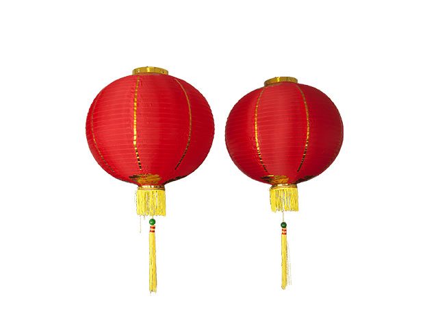 Køb Kinesisk lanterne (par) rød cm. → Bestil Dansk webshop ←