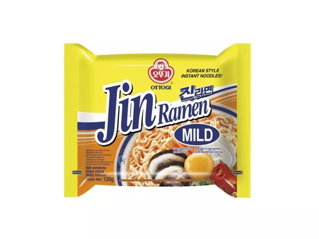 Knoglemarv tæppe Landbrug Køb Ottogi Instant Noodles Jin Ramen Mild 120 g. → Gratis fragt og altid  billige priser ←
