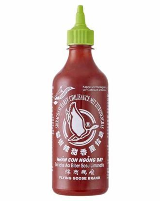 Sriracha chili sauce m. citrongræs 455 ml.