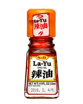 S&B La-Yu chili oil 33 ml.