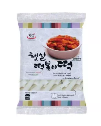 MATAMUN Tteokbokki Rice Cake Sticks (Koreanske Riskager i sticks) 600 g.